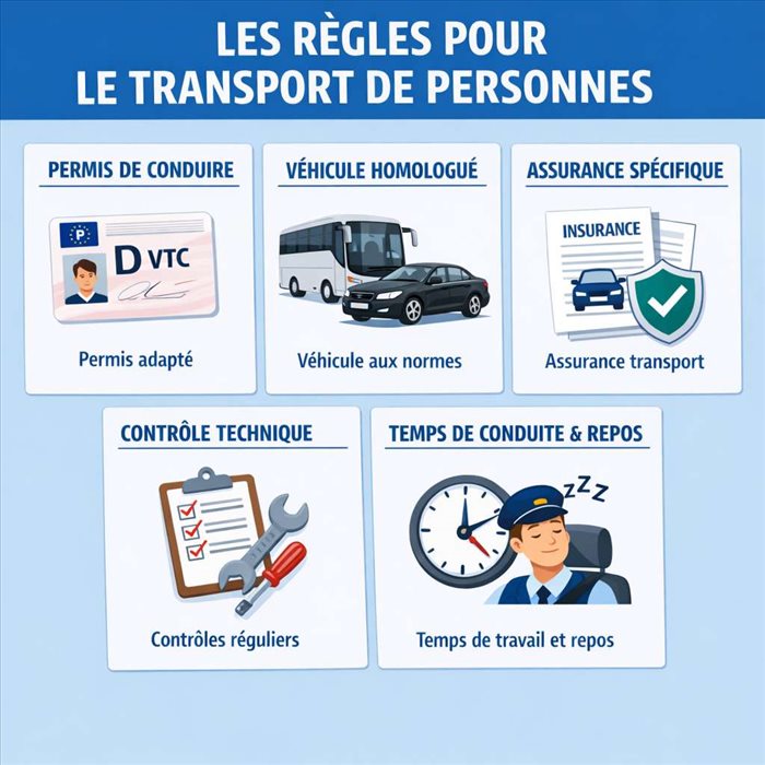 Qu'impose la loi au transport de personnes ?
