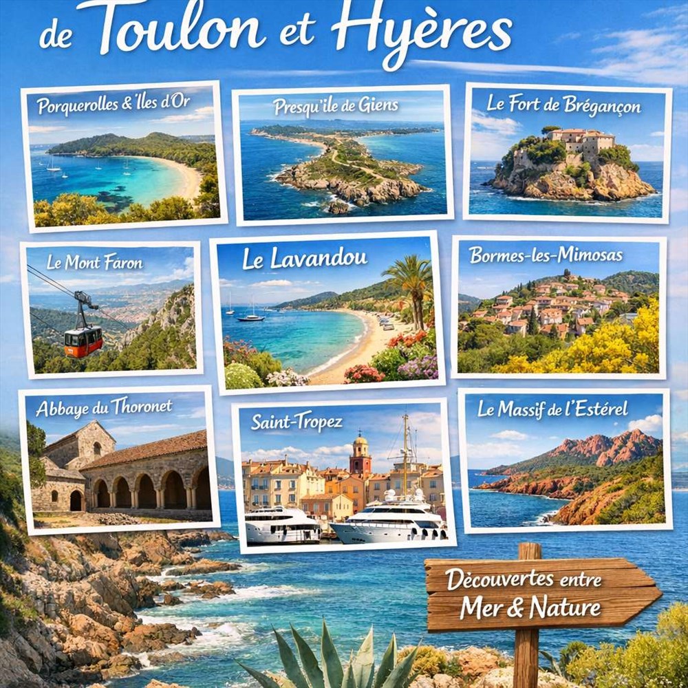 Que voir autour de Toulon et Hyères pendant un séjour dans le Var ?