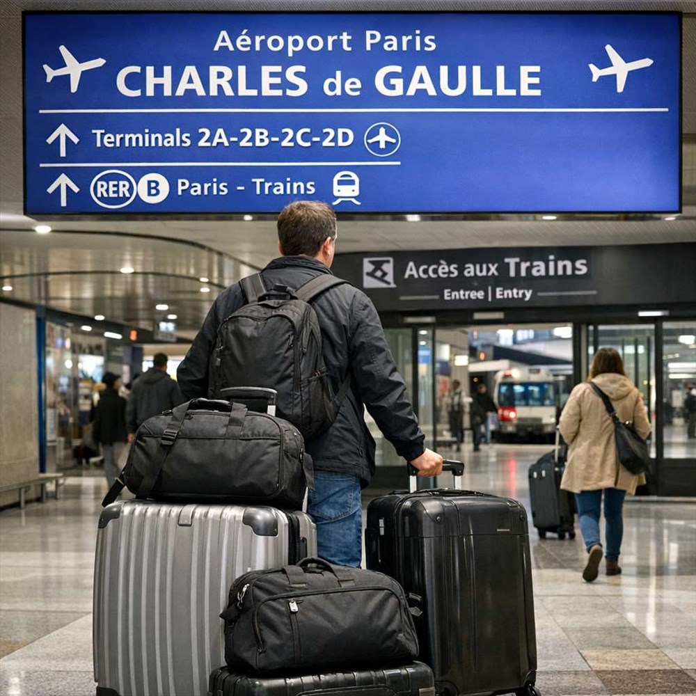 Comment rejoindre l'aéroport CDG sereinement avec ses bagages ?