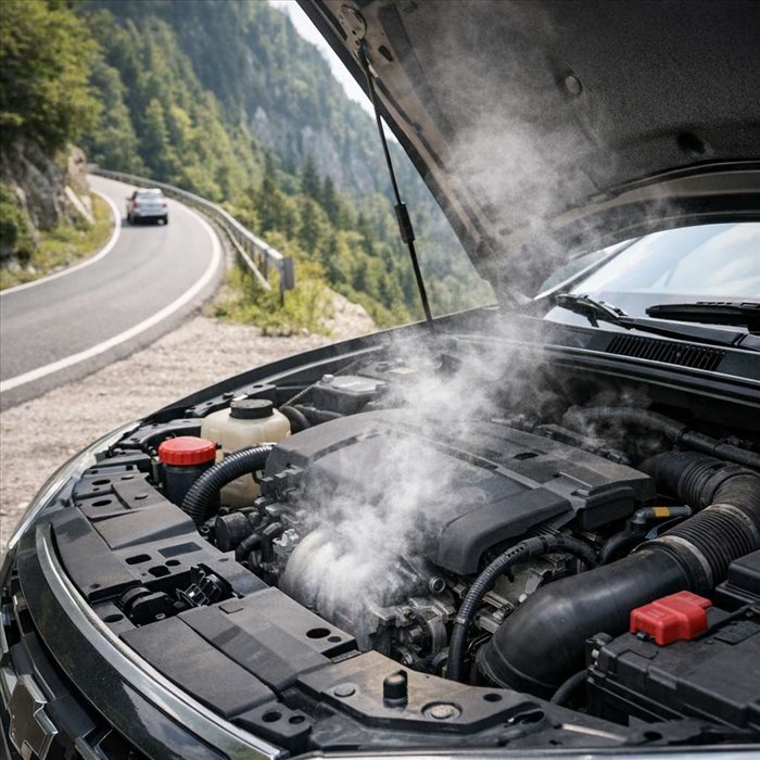 Pourquoi le moteur chauffe-t-il en montée ? Causes et solutions